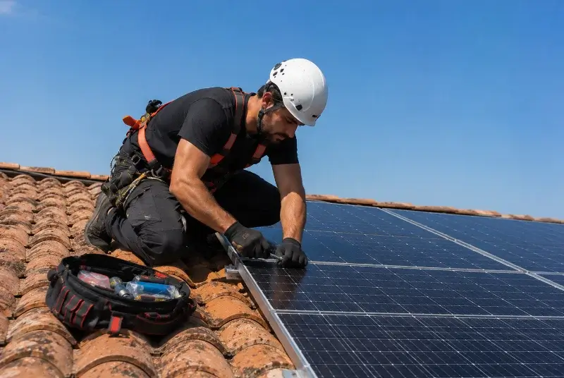 Maintenance et monitoring de panneaux solaires à Beyrie-sur-Joyeuse
